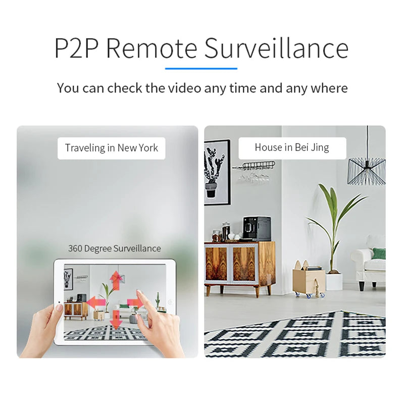 JIENUO Wireless IP Camera 5MP HD Audio Cctv Security Outdoor Waterproof 1080P Night Vision Surveillance Onvif Wifi Home Cam RTSP