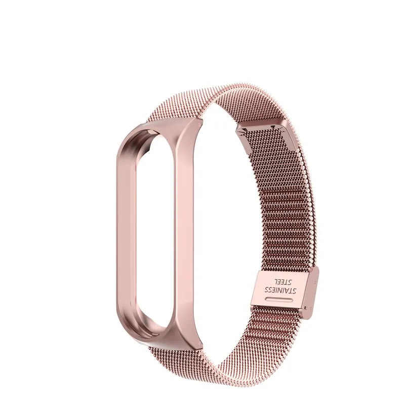 Metal Strap bracelet for Xiaomi mi band 7 6 5 3 4 strap Stainless Steel MiBand 4 Smart Wrist Strap for xiao mi miband 4 3 straps