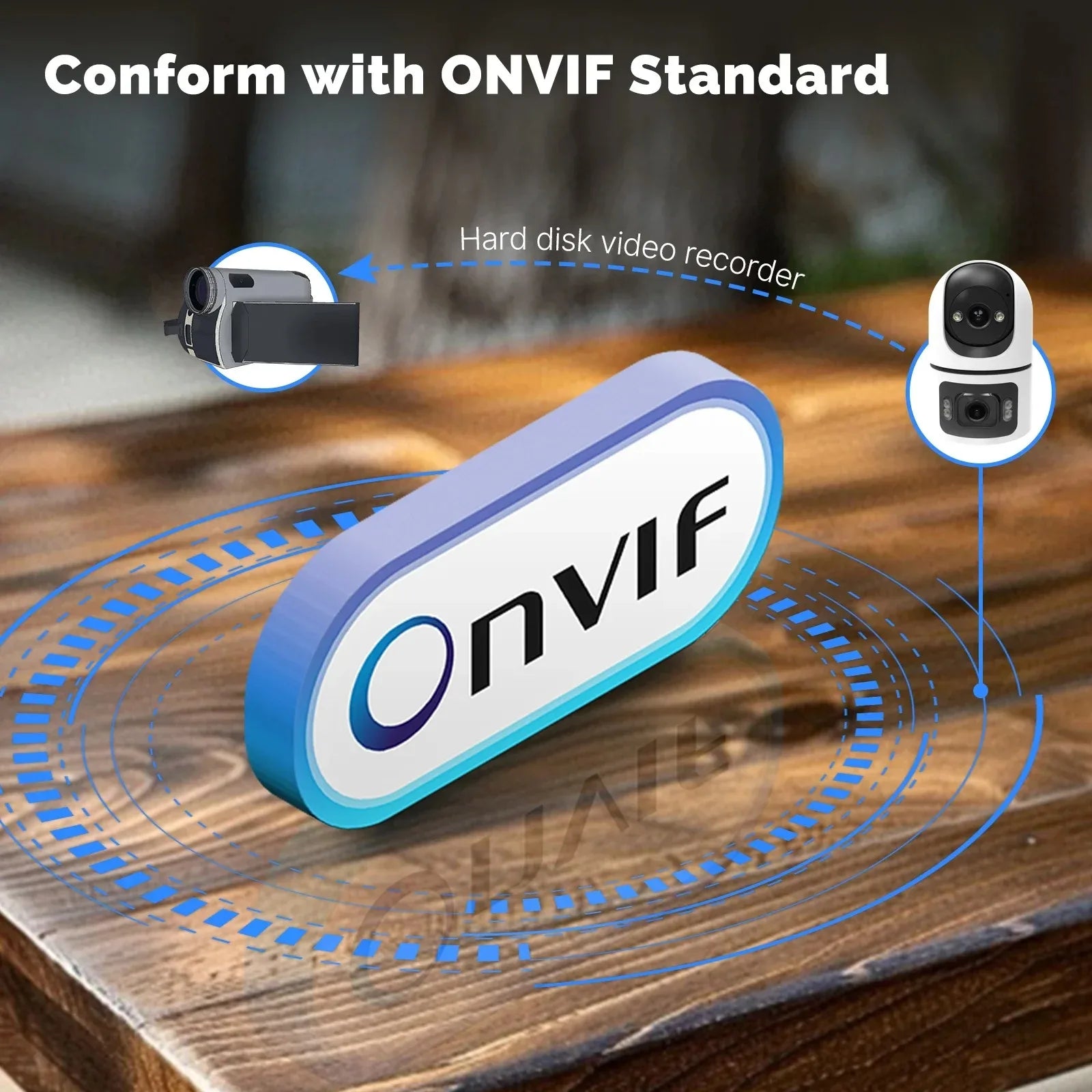 4K 8MP WiFi Surveillance Camera Dual Lens with Adjustable Bracket Two-Way Audio Onvif 10X Zoom Security Wireless Surveillance