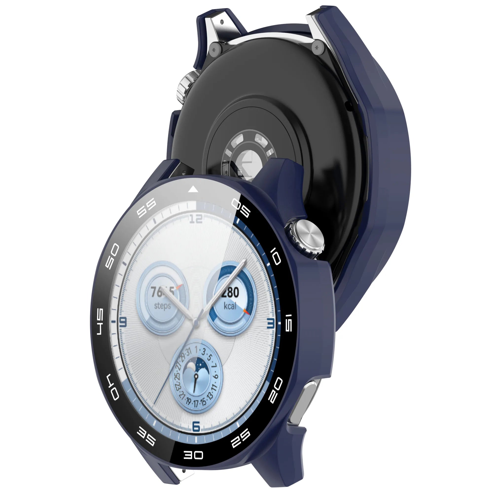 Case for Huawei Watch GT 5/GT5 Pro 46mm Tempered Glass Screen Protector&Hard PC Protective Bumper Huawei GT5 Cover Accessories