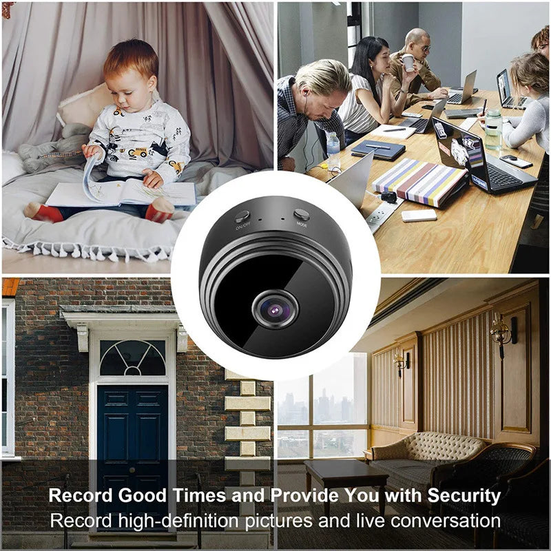 1080P WiFi Wireless Camera Mini Security Smart Video Surveillance HD Indoor Night Vision Secret Security Protection Home Camera
