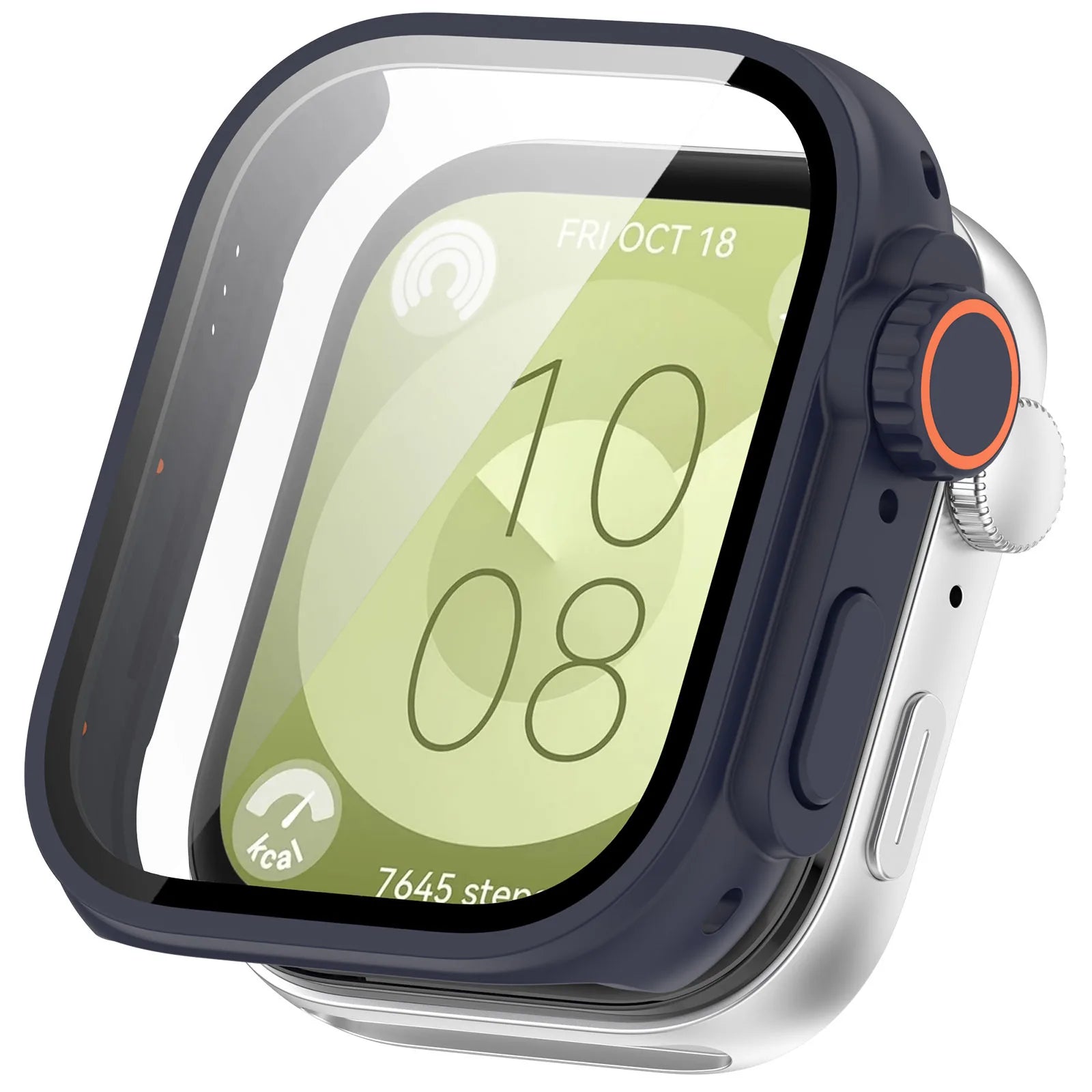For Huawei Watch Fit 3 Hard Case Tempered Glass Screen Protector Appearance Upgrade Change To Iwatch Ultra 1/2 49MM Accessories