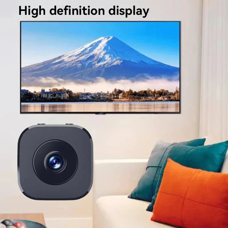 Security Camera 4K Mini Full Color Night Vision High Definition WiFi Monitor Waterproof Motion Detect Surveillance Smart Home