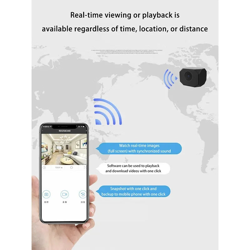 OPPO Mini 8K Security Camera High Definition Surveillance with Full Color Night Vision Waterproof WiFi Motion Monitoring 2026