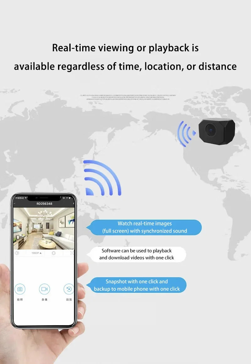 OPPO Mini 8K Security Camera High Definition Surveillance with Full Color Night Vision Waterproof WiFi Motion Monitoring 2026