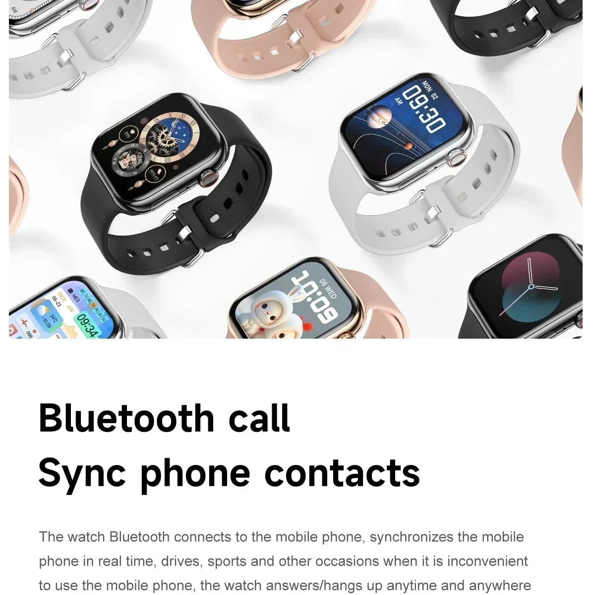 GPS Smart Watch Men For Apple Watch 11 Series Always On Display Body Temperature BT Call NFC Women Smartwatch For IOS Android