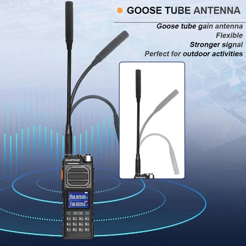 BAOFENG UV-25 10W Tactical Walkie Talkie Wireless Copy Frequency Type-C Profesional Two Way Ham Radio HF Transceiver NEW Upgrade