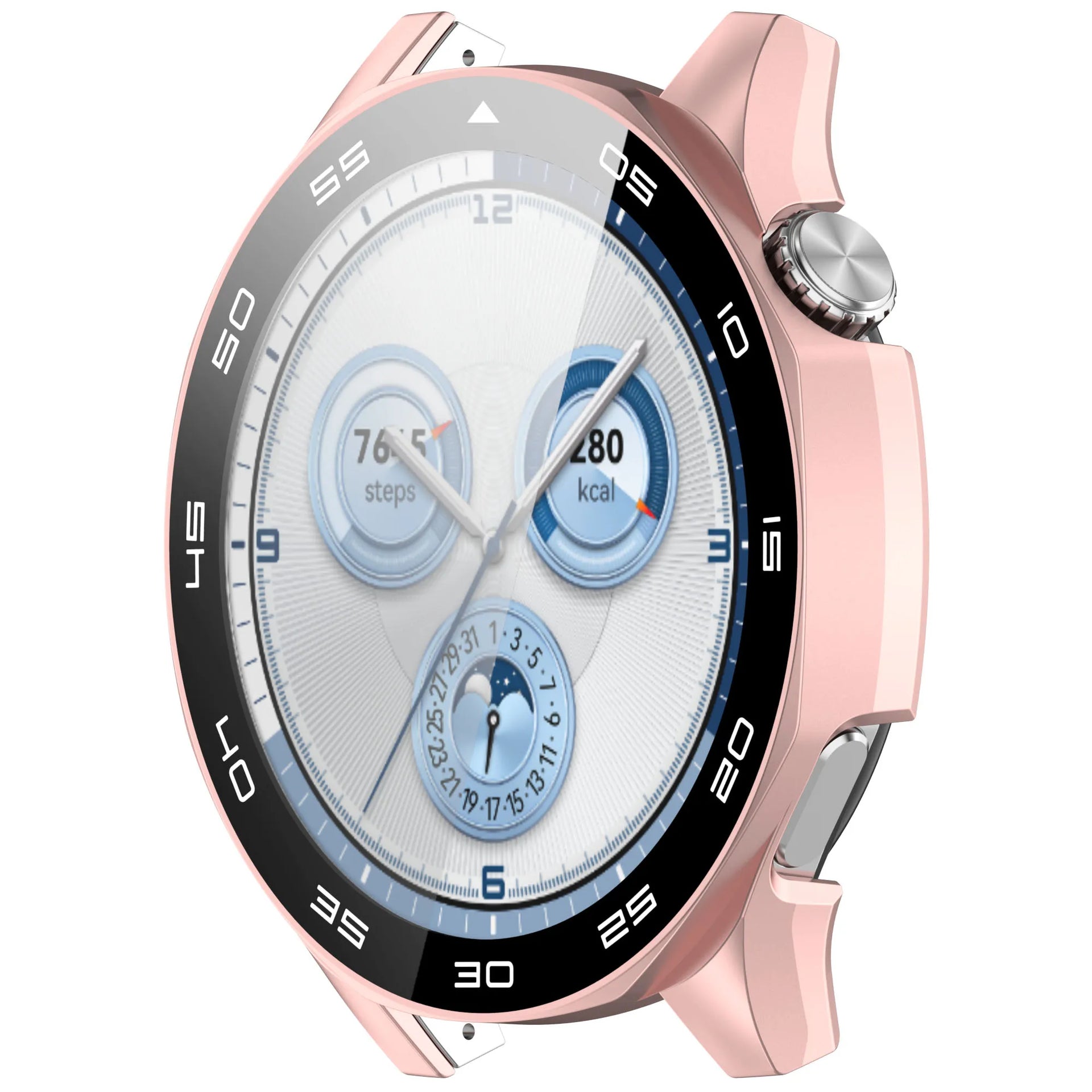 Case for Huawei Watch GT 5/GT5 Pro 46mm Tempered Glass Screen Protector&Hard PC Protective Bumper Huawei GT5 Cover Accessories