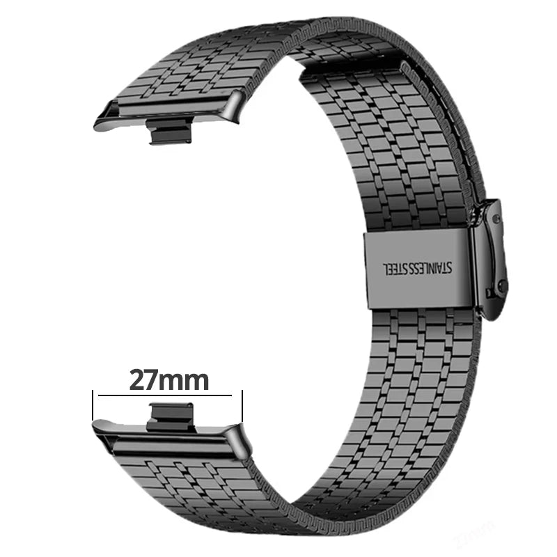 Strap For Xiaomi Smart Band 8 Pro 9 Pro Bracelet for Redmi Watch 4 Metal Stainless Steel Watchband Mi Band 9 Pro Accessories