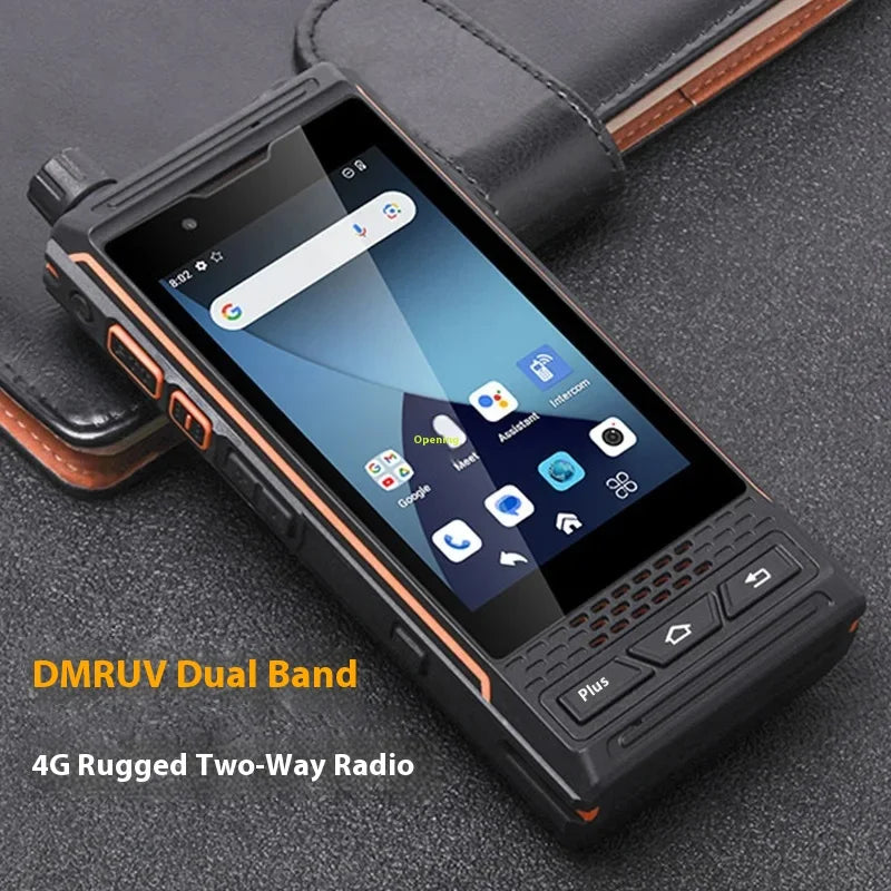 4G three-proof walkie-talkie DMR dual-mode active noise reduction high-power ip68 Android uv dual-segment walkie-talkie