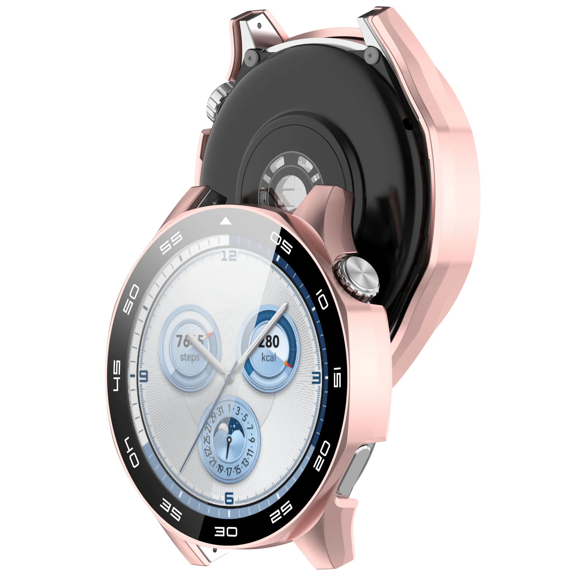 Case for Huawei Watch GT 5/GT5 Pro 46mm Tempered Glass Screen Protector&Hard PC Protective Bumper Huawei GT5 Cover Accessories