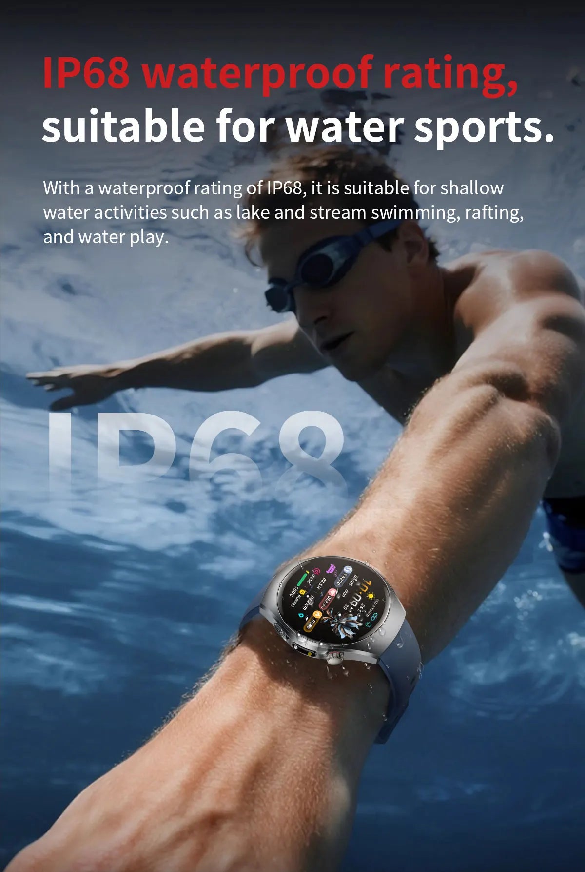 2026 New Accurate Body Health analysis Smart Watch Men ECG Blood lipids Uric acid Blood Pressure Body Fat Voice Call Smartwatch
