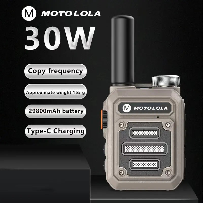 Motolola 2Pcs Mini Walkie Talkie Portable Two-Way Radio Set Walkie-talkies Radio Walkie Talkie Long Range COD