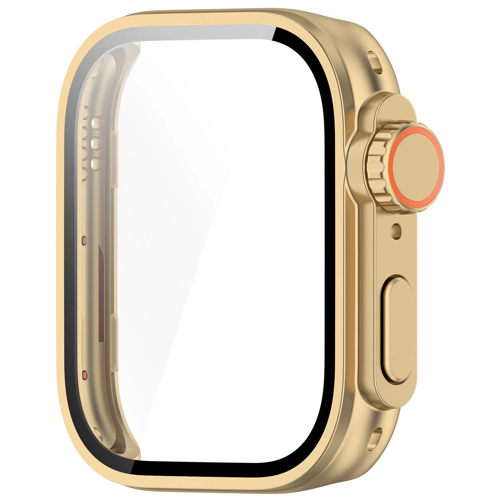 For Huawei Watch Fit 3 Hard Case Tempered Glass Screen Protector Appearance Upgrade Change To Iwatch Ultra 1/2 49MM Accessories
