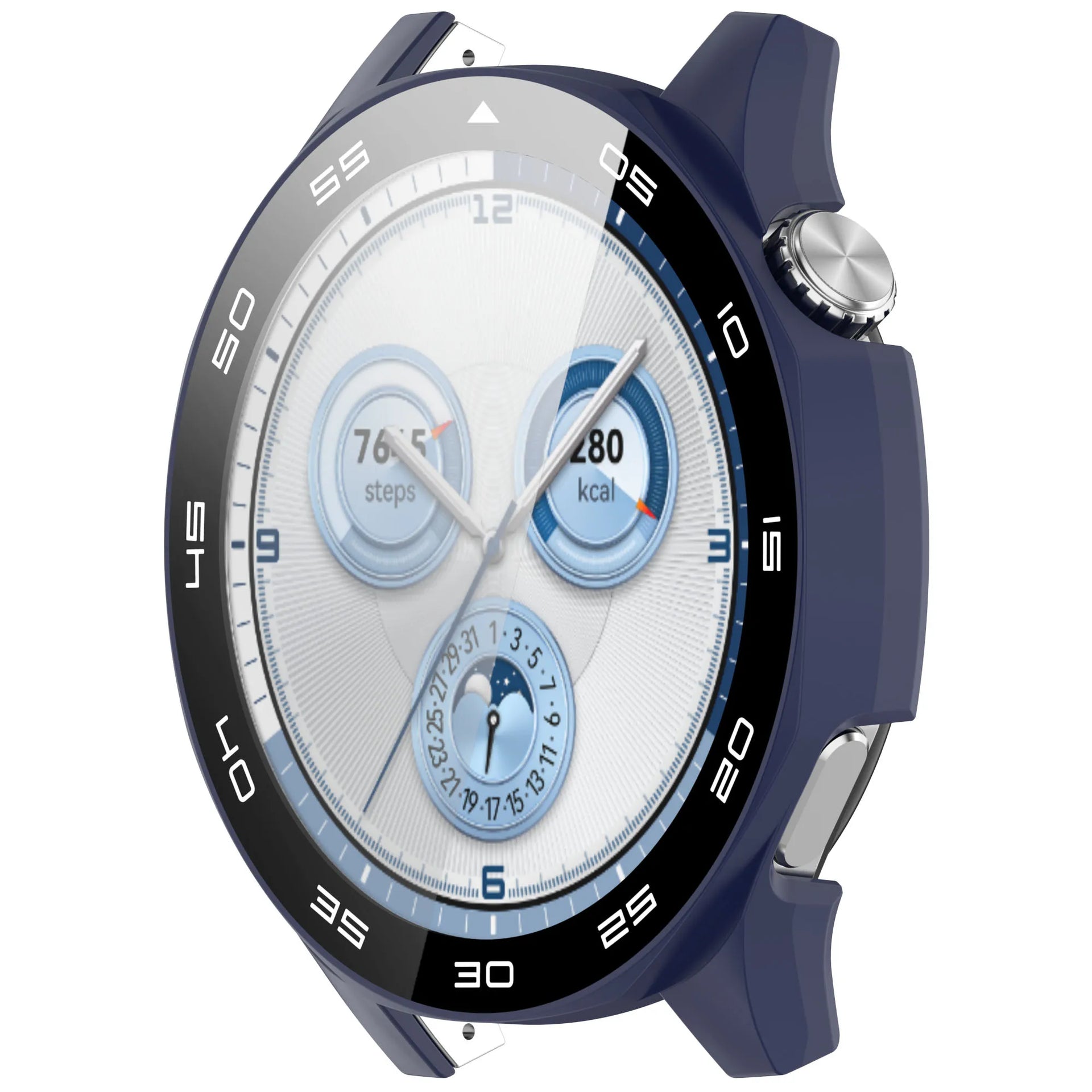 Case for Huawei Watch GT 5/GT5 Pro 46mm Tempered Glass Screen Protector&Hard PC Protective Bumper Huawei GT5 Cover Accessories