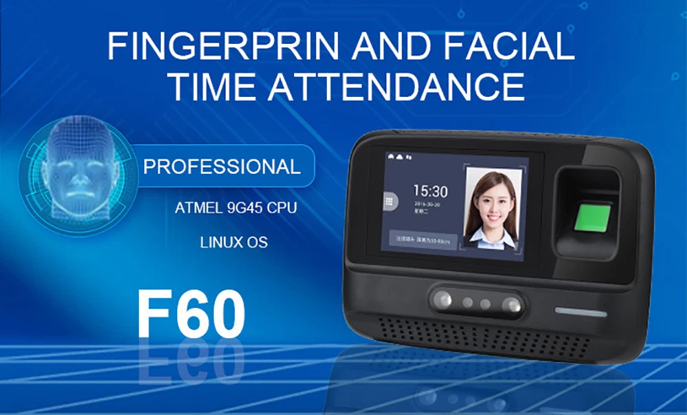 WiFi Palm Face Recognition Time Attendance Machine Desktop Fingerprint Card Empolyee Electronic Attendance Management System