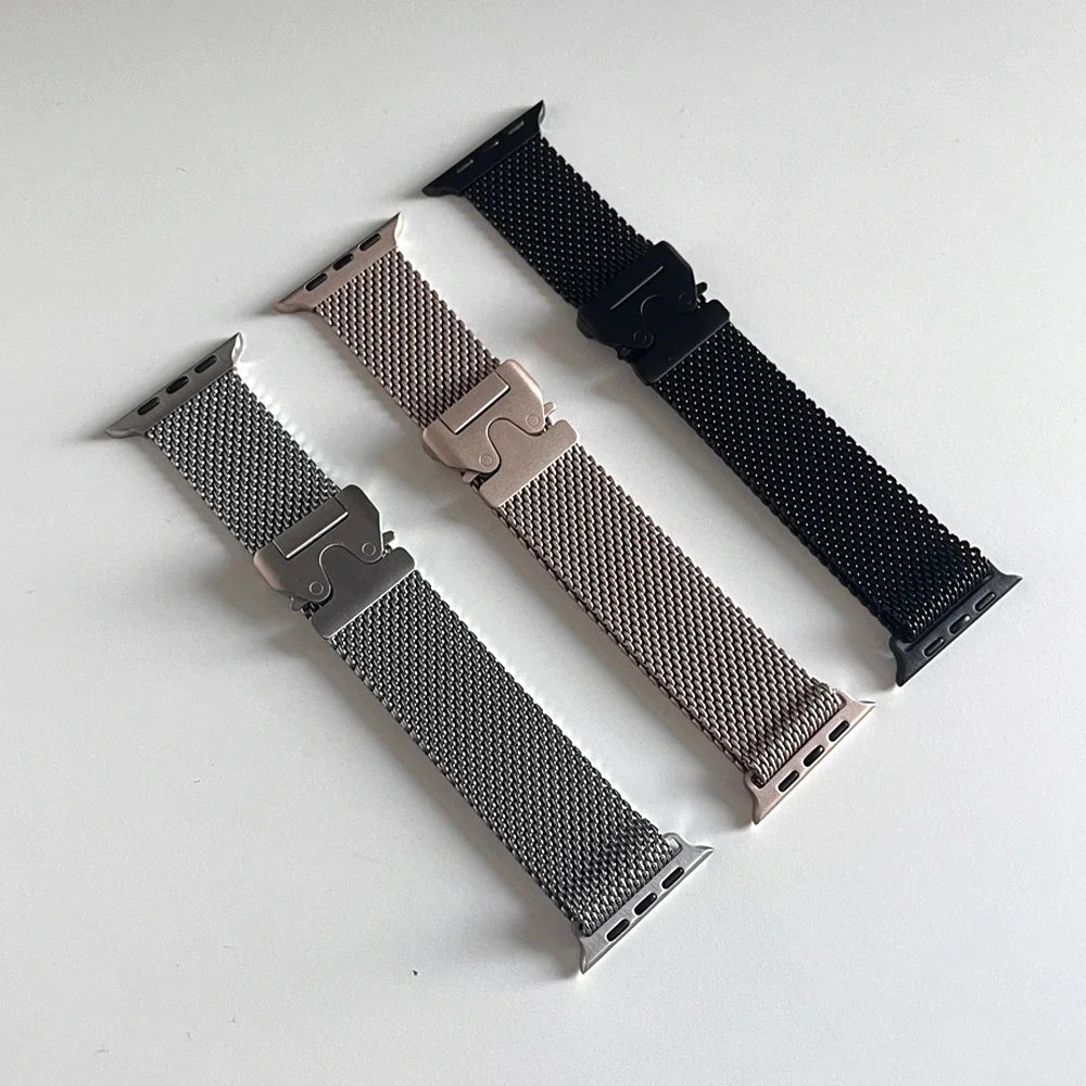stainless steel Strap for Apple watch Ultra band 49mm 46mm 45mm 42mm iWatch 44mm 41mm 40m Loop correa bracelet Series 10 9 8 7 6