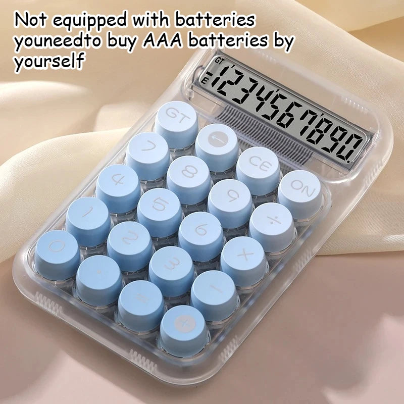 1pc Cute Calculator Gradient 10 Bit Desktop Calculator, Suitable for Business Offices and Homes (battery Powered)
