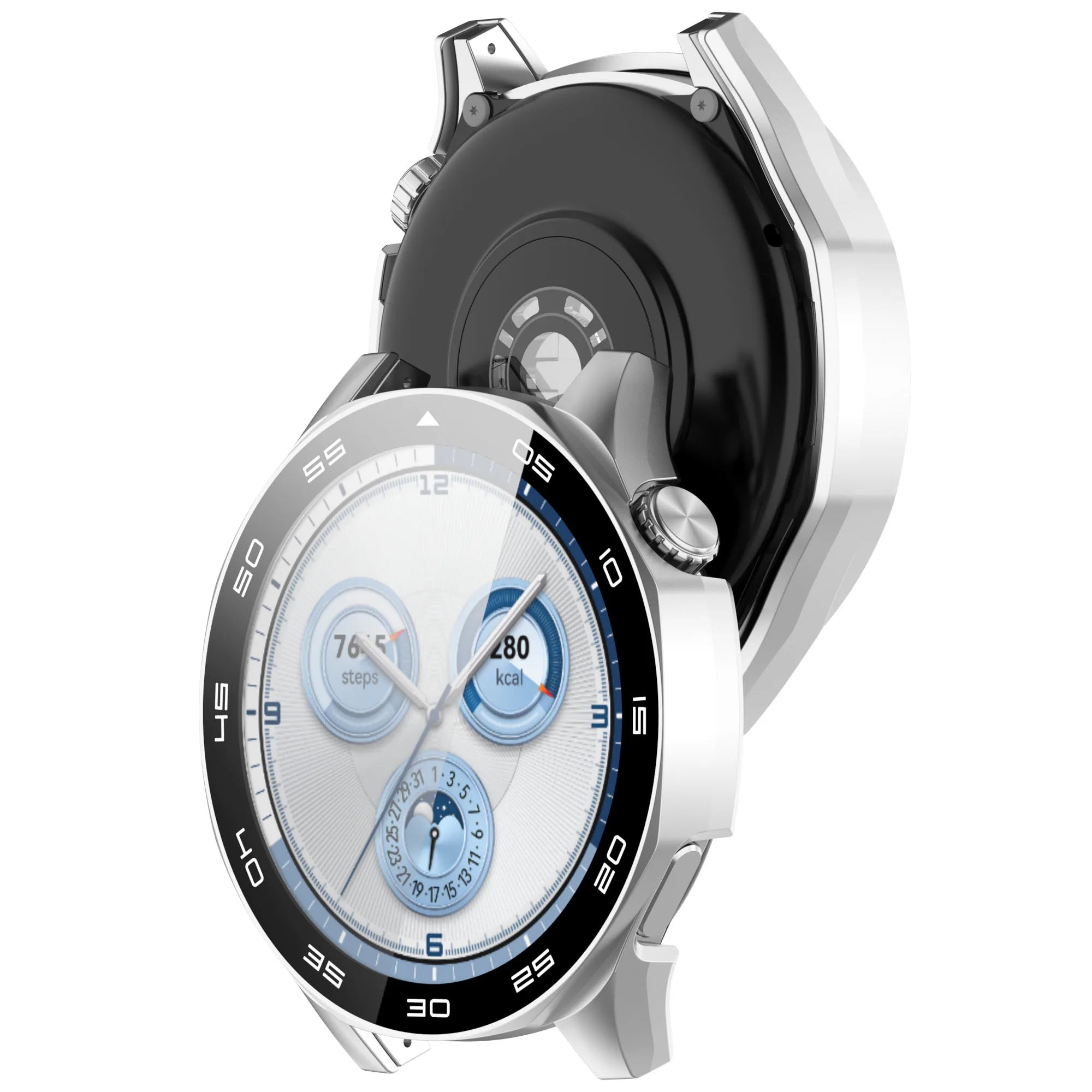 Case for Huawei Watch GT 5/GT5 Pro 46mm Tempered Glass Screen Protector&Hard PC Protective Bumper Huawei GT5 Cover Accessories