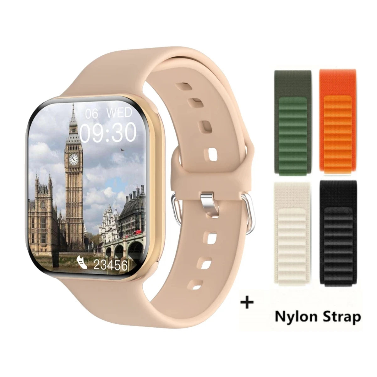 GPS Smart Watch Men For Apple Watch 11 Series Always On Display Body Temperature BT Call NFC Women Smartwatch For IOS Android