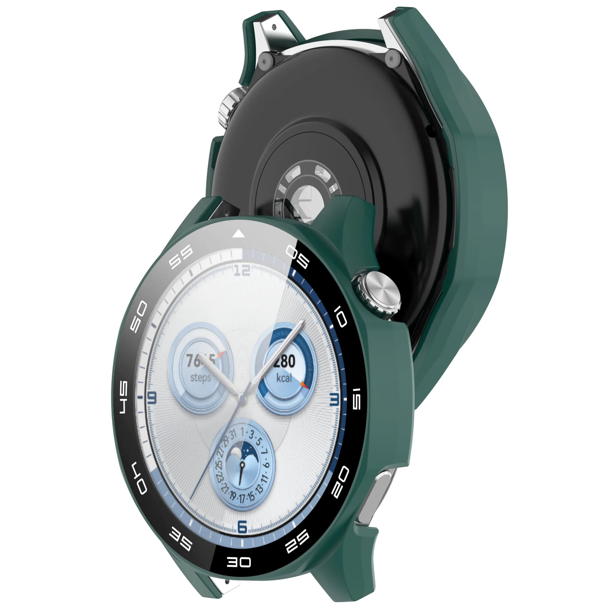Case for Huawei Watch GT 5/GT5 Pro 46mm Tempered Glass Screen Protector&Hard PC Protective Bumper Huawei GT5 Cover Accessories