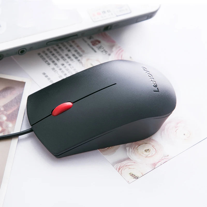 Mouse Lenovo Mouse Ems-537A Wired Mouse Office Mouse Black