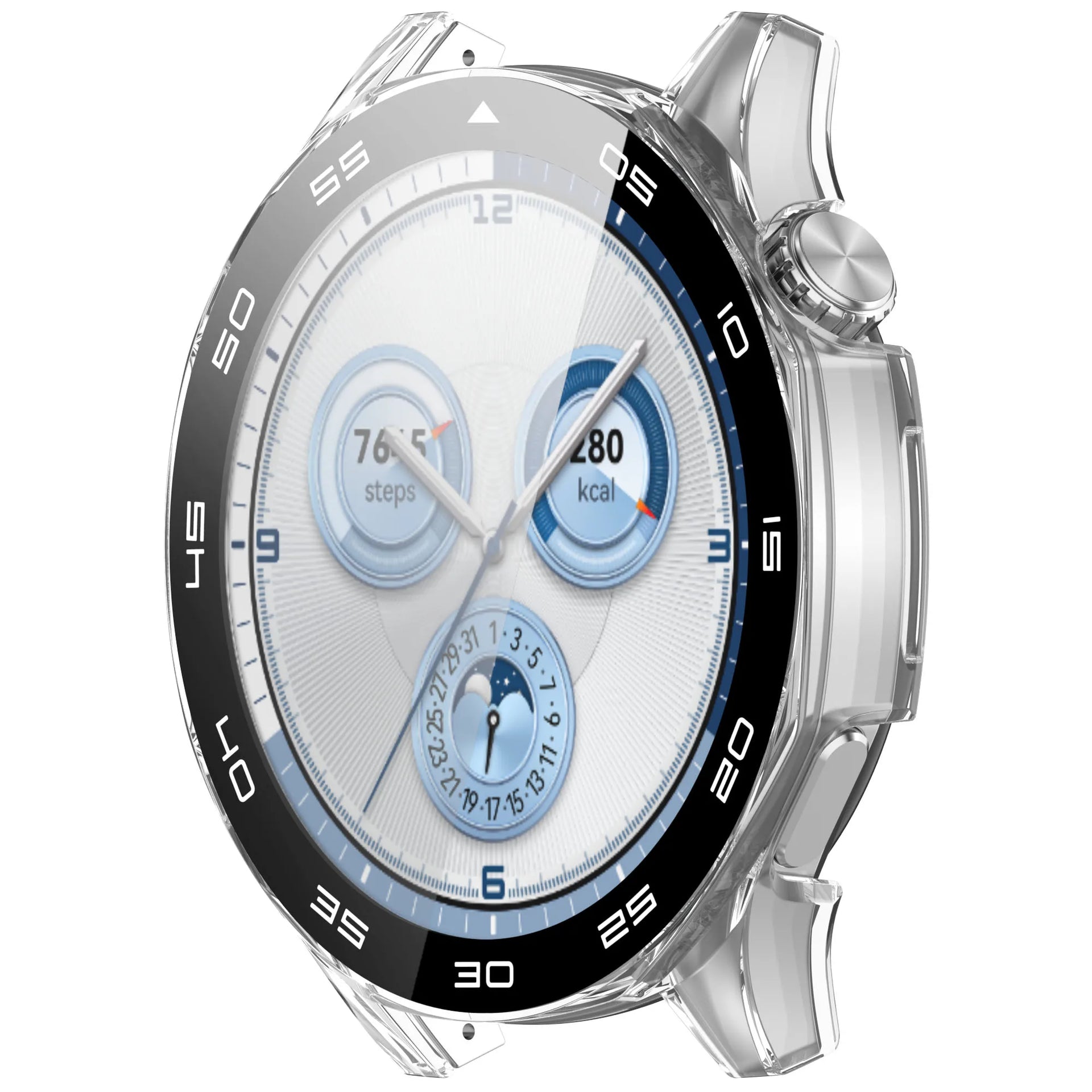 Case for Huawei Watch GT 5/GT5 Pro 46mm Tempered Glass Screen Protector&Hard PC Protective Bumper Huawei GT5 Cover Accessories