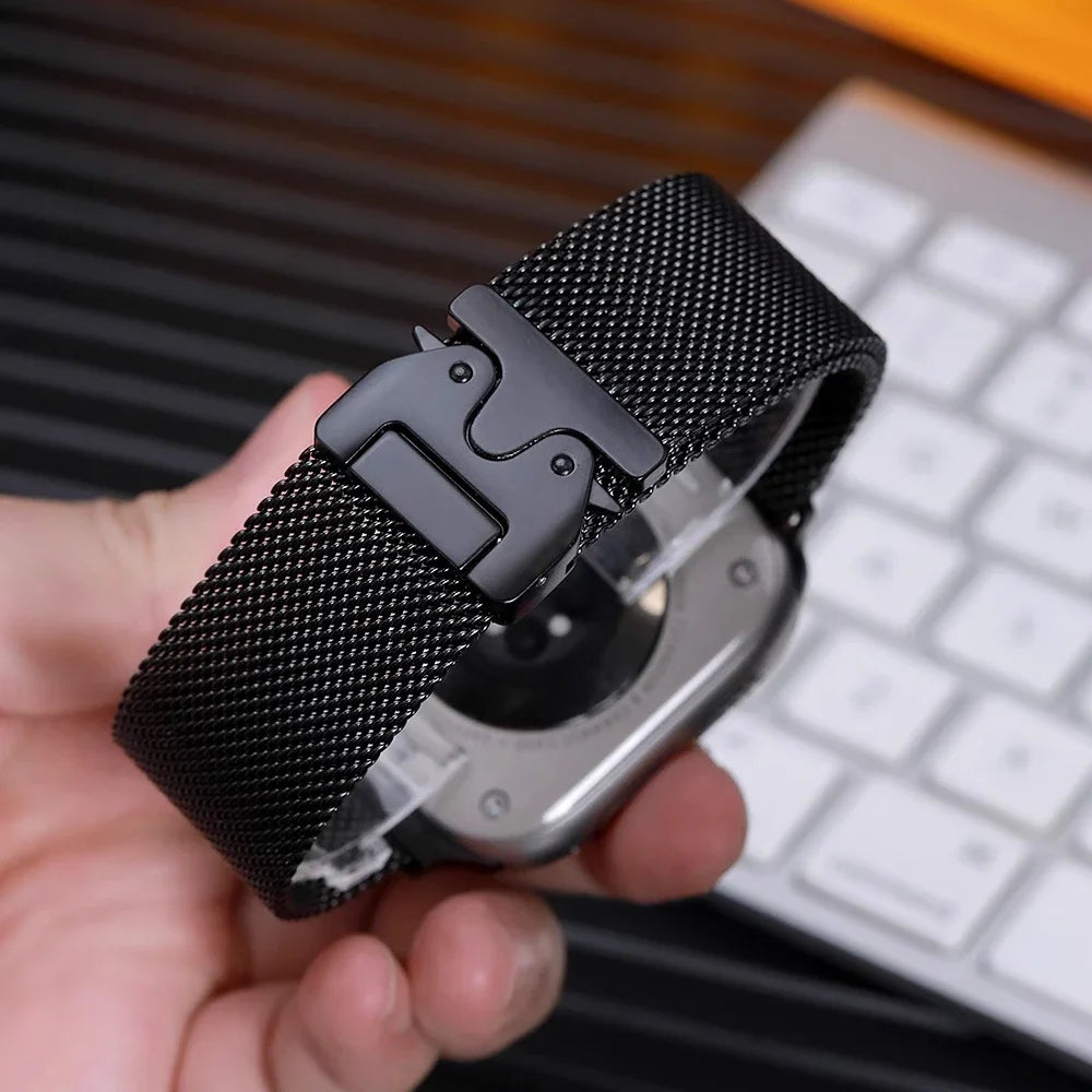 stainless steel Strap for Apple watch Ultra band 49mm 46mm 45mm 42mm iWatch 44mm 41mm 40m Loop correa bracelet Series 10 9 8 7 6