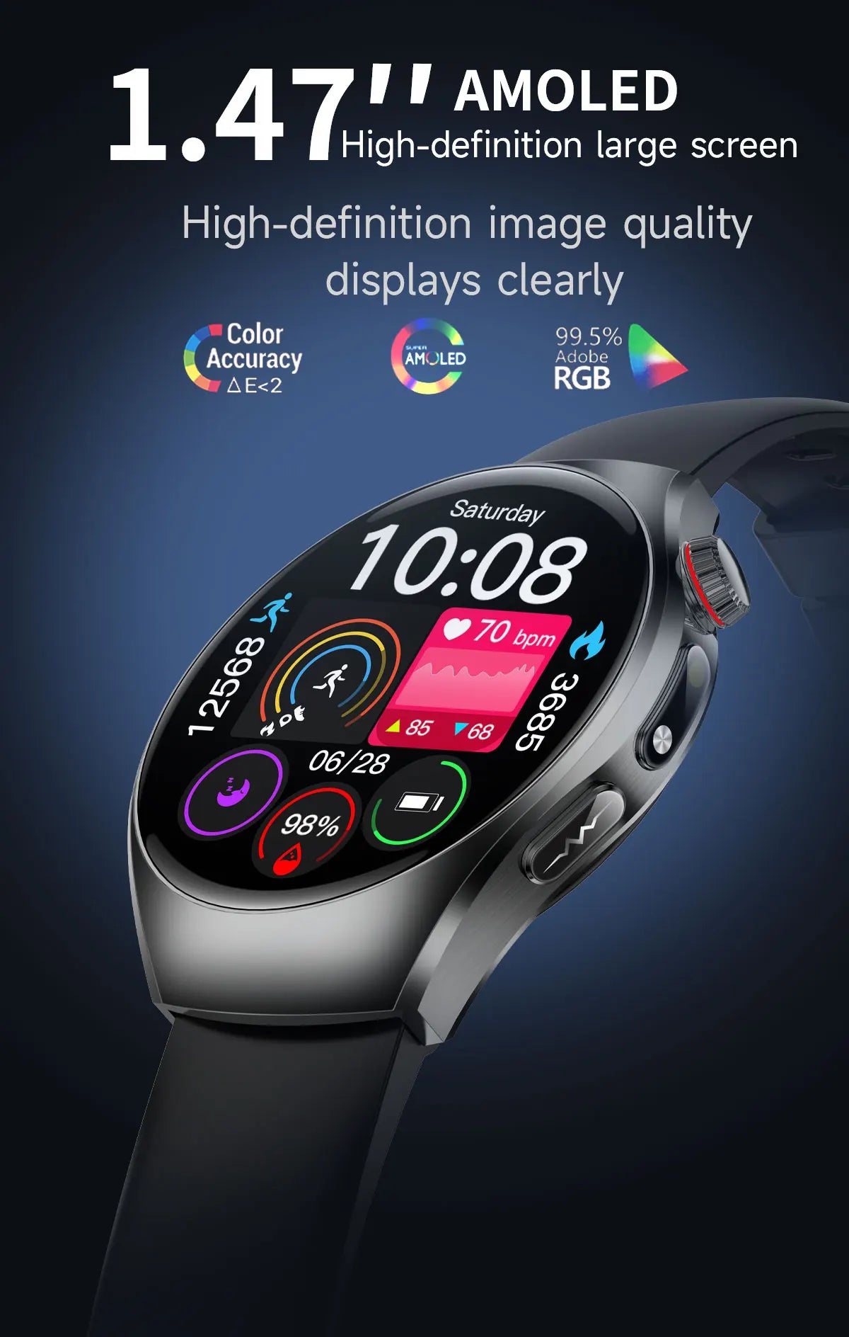 2026 New Accurate Body Health analysis Smart Watch Men ECG Blood lipids Uric acid Blood Pressure Body Fat Voice Call Smartwatch