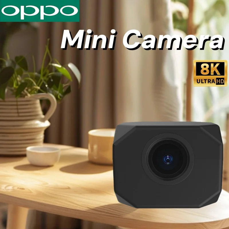 OPPO Mini 8K Security Camera High Definition Surveillance with Full Color Night Vision Waterproof WiFi Motion Monitoring 2026
