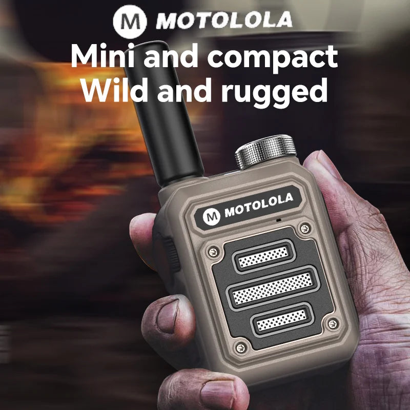 Motolola 2Pcs Mini Walkie Talkie Portable Two-Way Radio Set Walkie-talkies Radio Walkie Talkie Long Range COD