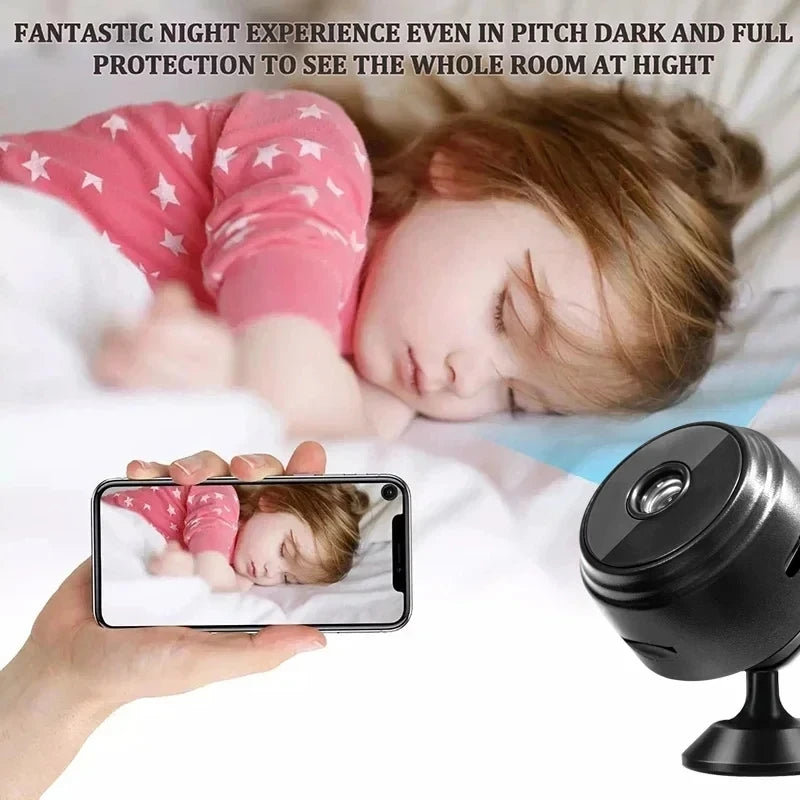 1080P WiFi Wireless Camera Mini Security Smart Video Surveillance HD Indoor Night Vision Secret Security Protection Home Camera
