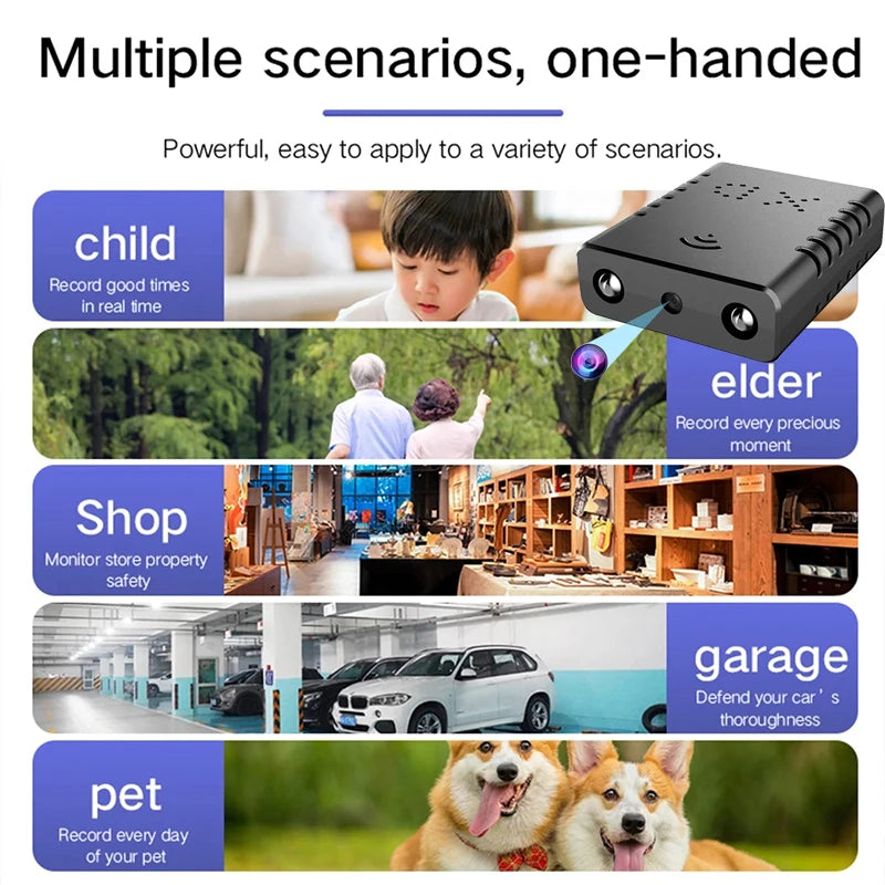 Full HD 1080P Mini Camera XD Infrared Night Vision Camera  Motion Detection Security Camcorder Sport WIFI Video Recorder