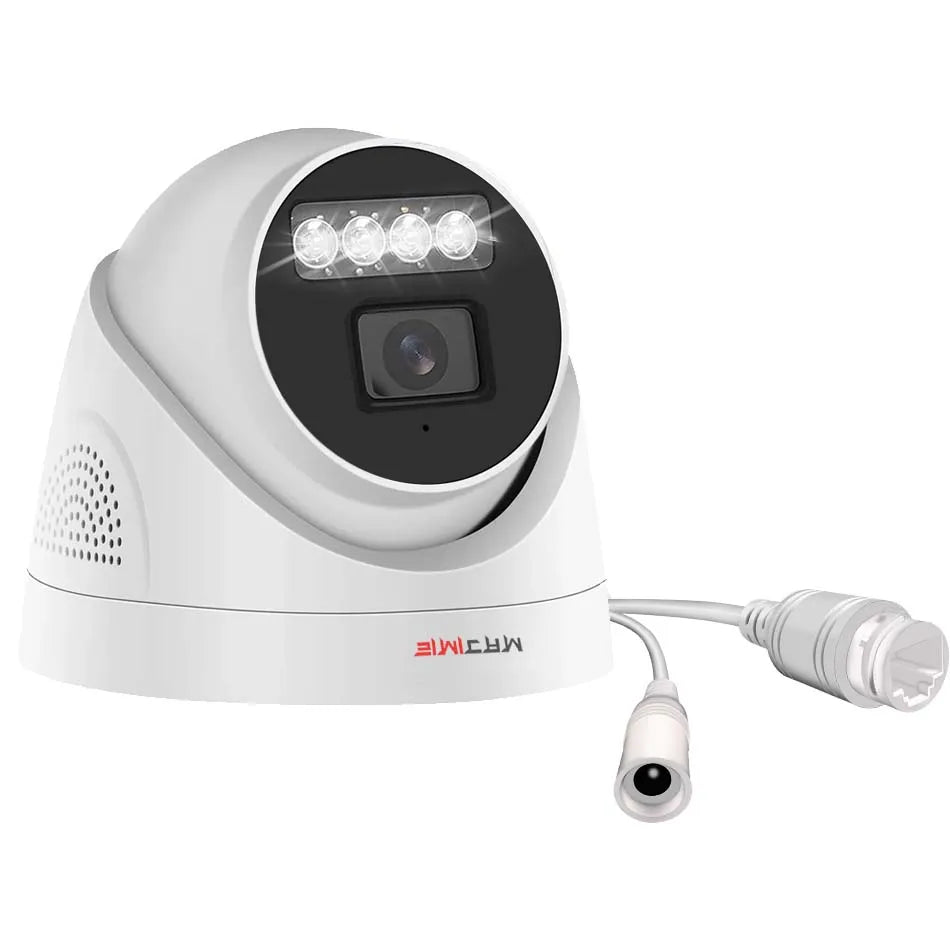 4K POE Surveillance IP camera CCTV Dome Security Camera 4MP 5MP 8MP Audio Color Night Vision Indoor Onvif compatible With NVR