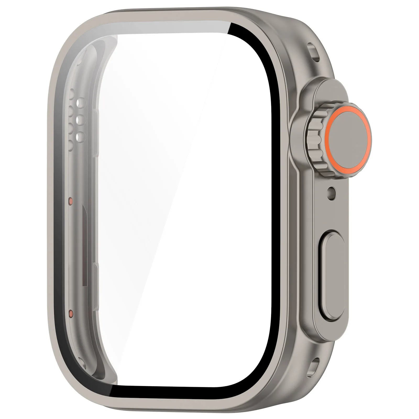 For Huawei Watch Fit 3 Hard Case Tempered Glass Screen Protector Appearance Upgrade Change To Iwatch Ultra 1/2 49MM Accessories