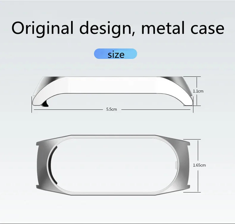 Metal Strap bracelet for Xiaomi mi band 7 6 5 3 4 strap Stainless Steel MiBand 4 Smart Wrist Strap for xiao mi miband 4 3 straps