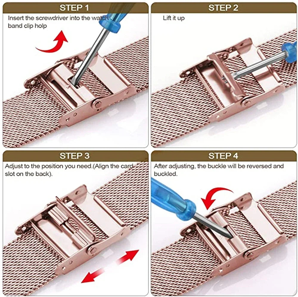 Strap For Xiaomi Smart Band 8 Pro 9 Pro Bracelet for Redmi Watch 4 Metal Stainless Steel Watchband Mi Band 9 Pro Accessories