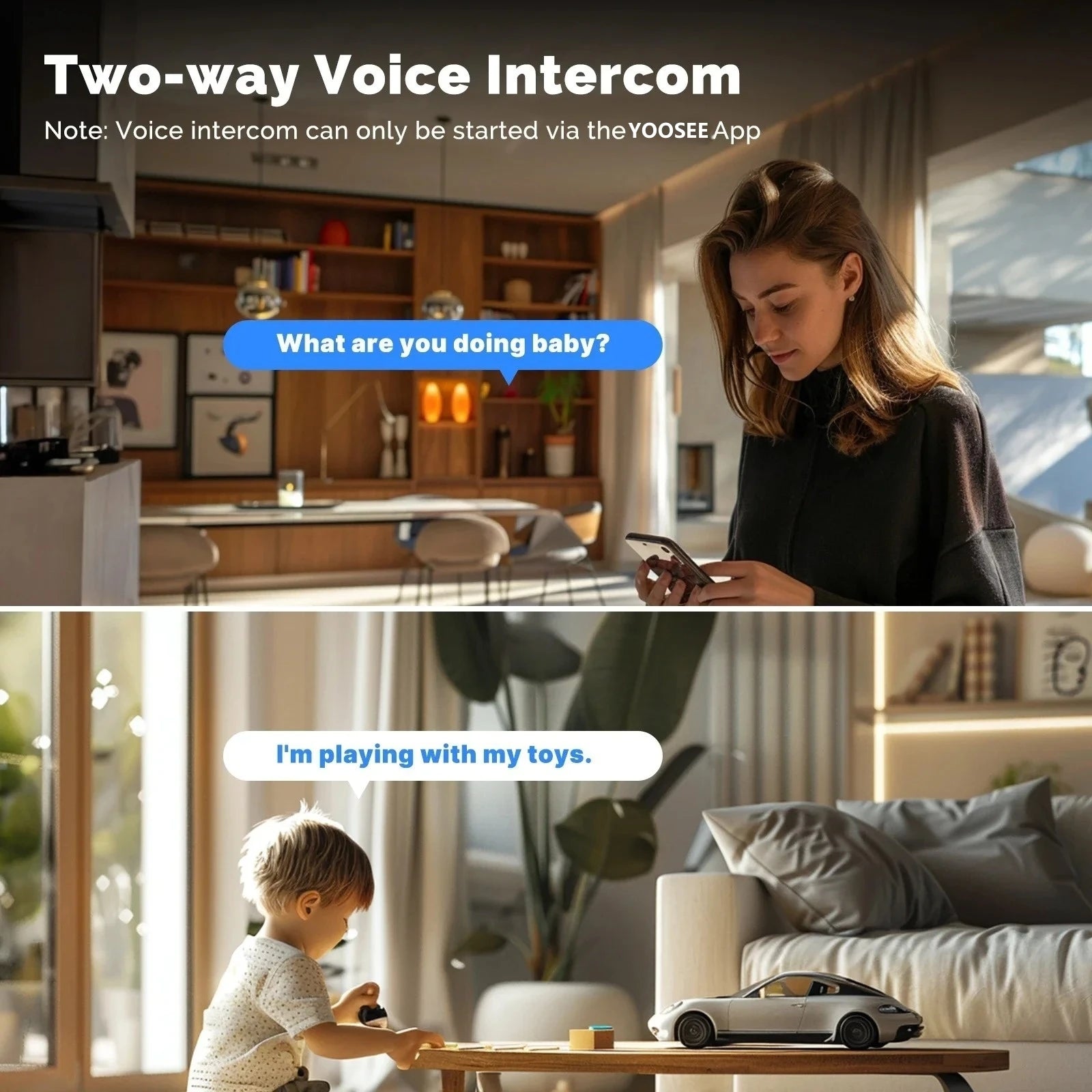 4K 8MP WiFi Surveillance Camera Dual Lens with Adjustable Bracket Two-Way Audio Onvif 10X Zoom Security Wireless Surveillance